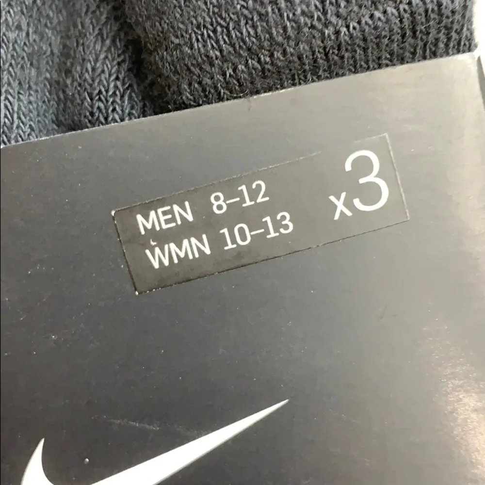 NIKE 3 pairs EVERYDAY COTTON CUSHIONED ANKLE TRAININ SOCKS